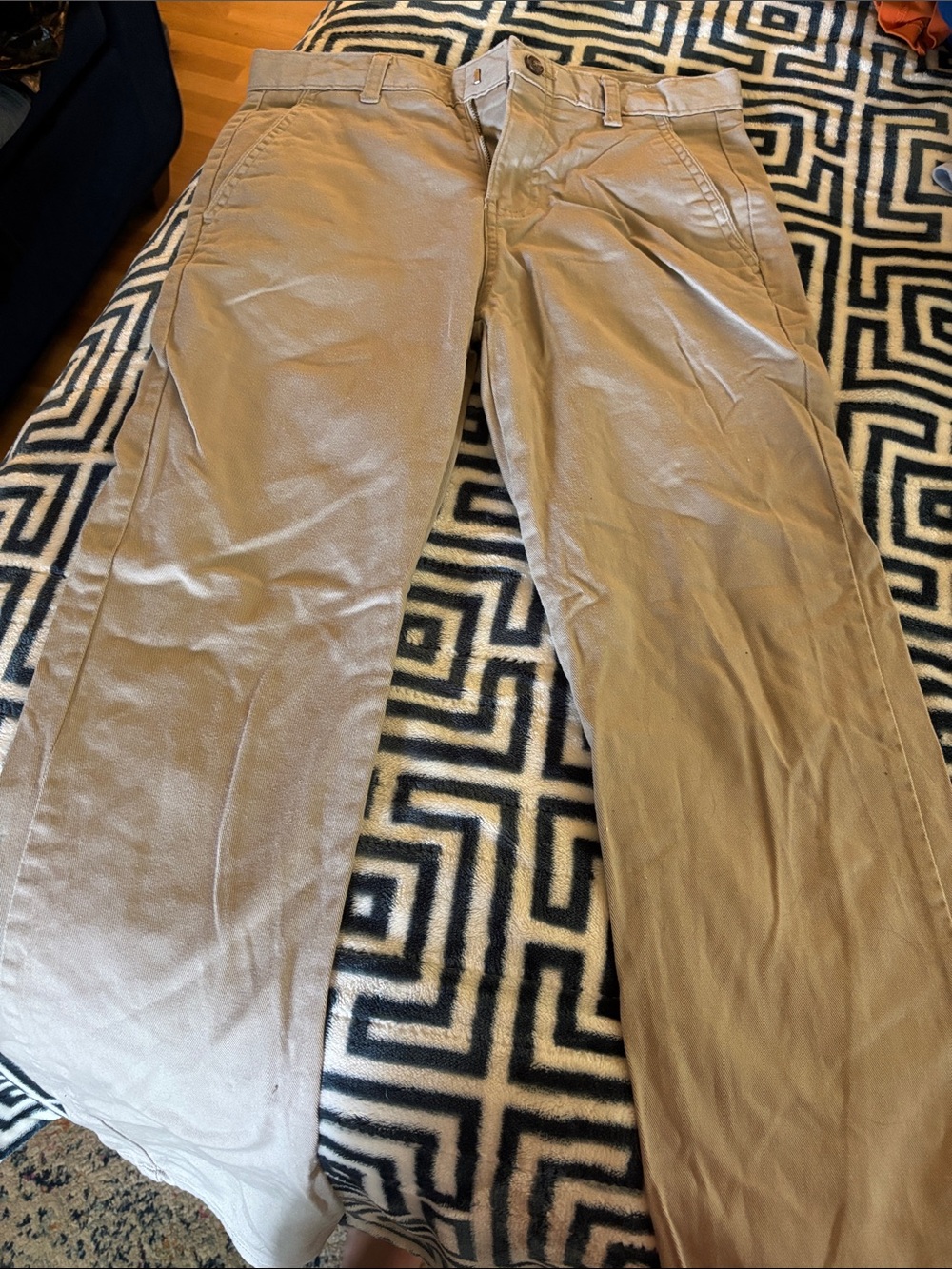 BACK TO SCHOOL! Classic Khaki Straight-Leg Pants